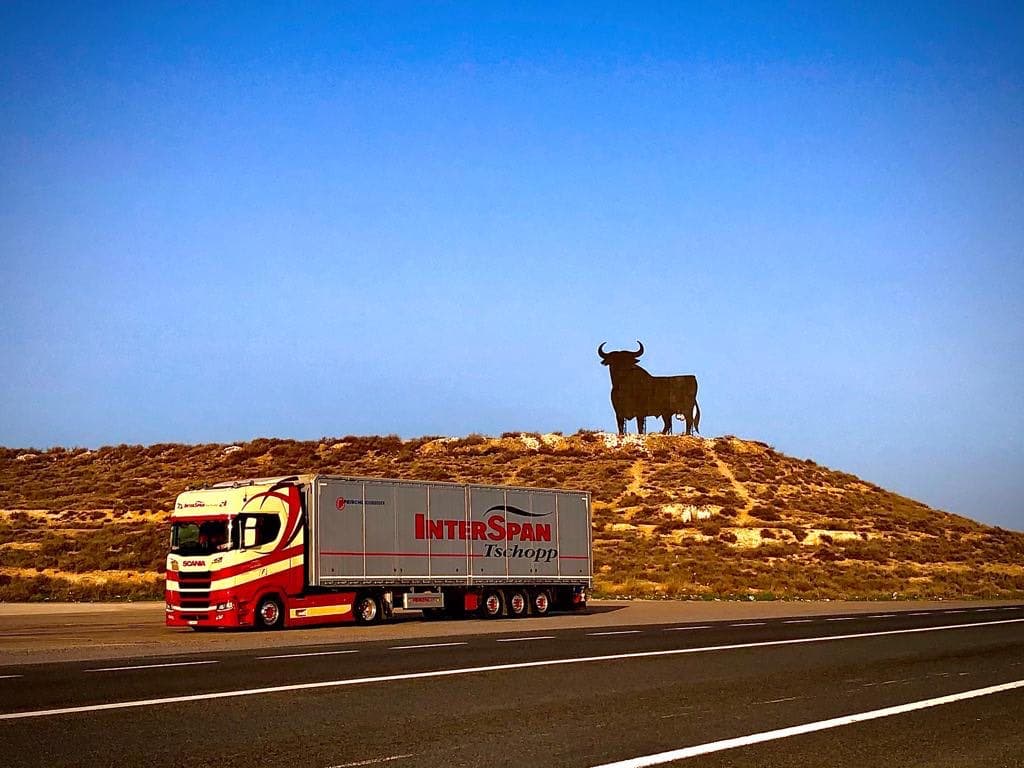 Interspan Tschopp Lastwagen in Spanien